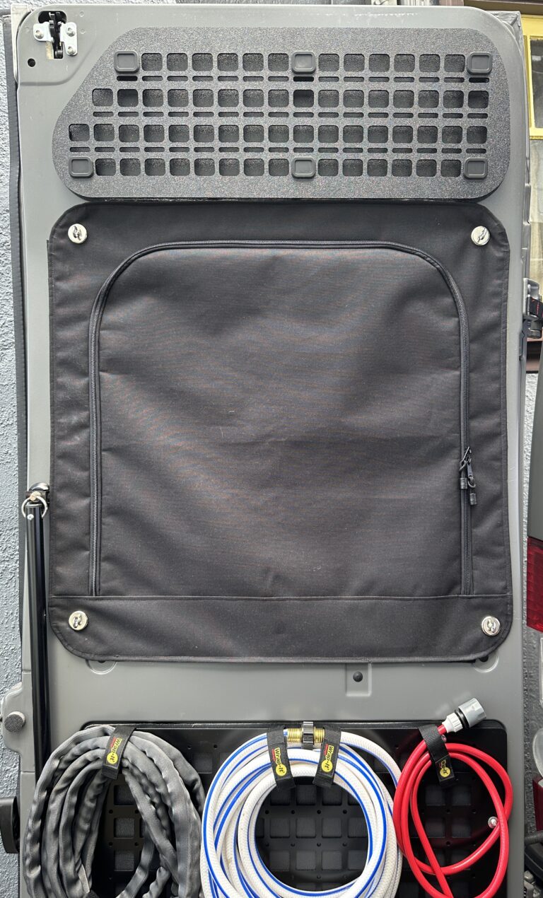 full interior rear door view