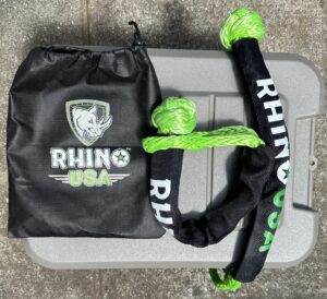 rhino usa synthetic soft shackle recovery rope